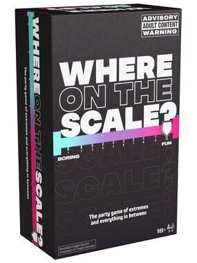 Spin Master Games, Where on The Scale, a Party Game of Extremes, for Ages 18+